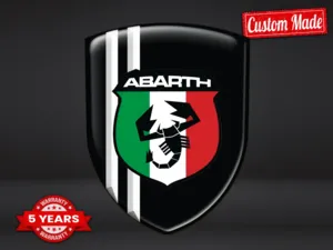 Fiat Abarth Bannière Auto Style Max Moderne Pro Résistante